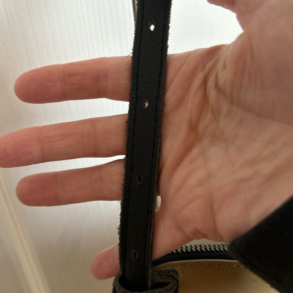 Genuine leather / fur trim crossbody - Picture 7 of 12